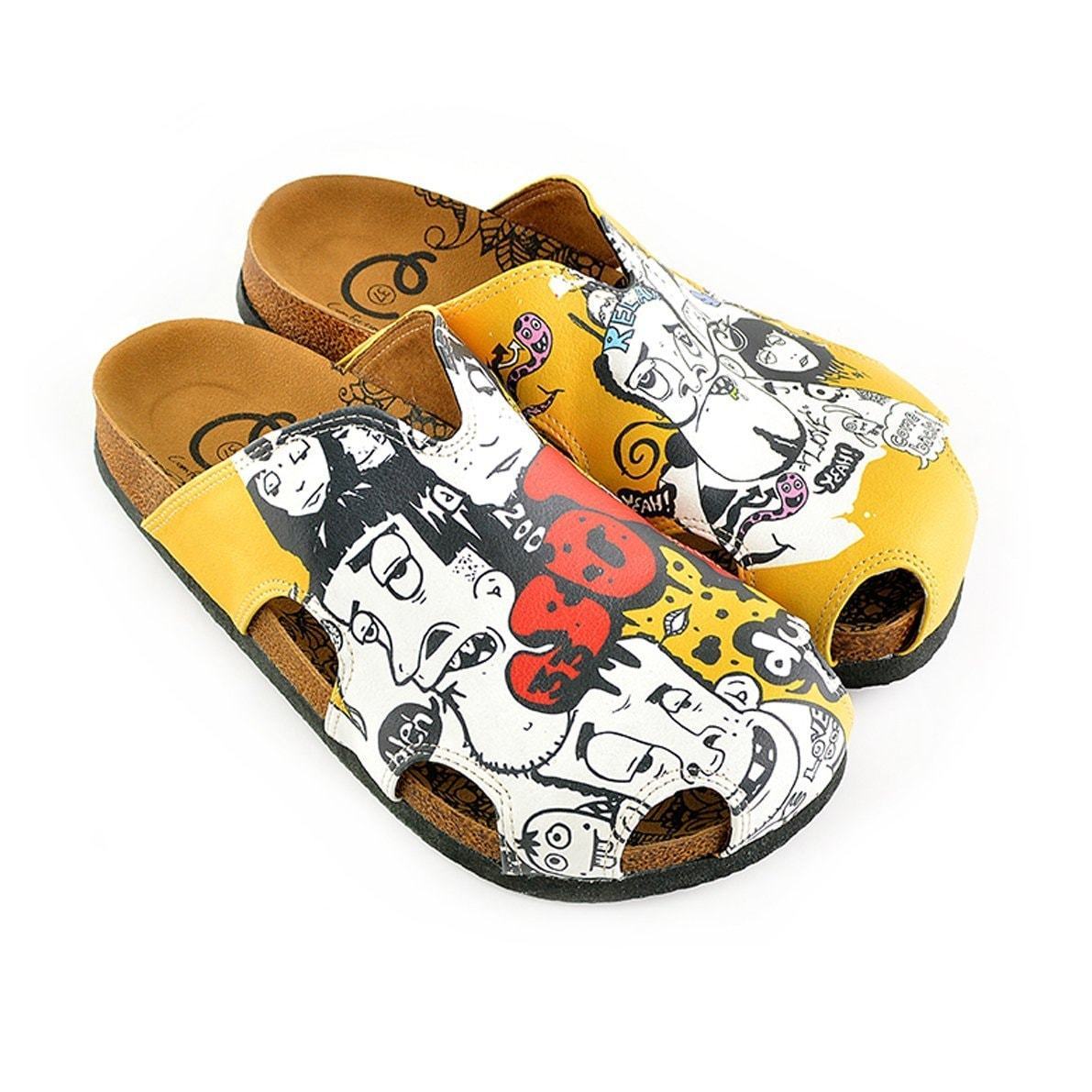 Yellow Joy Clogs WCAL606 (737669677152)