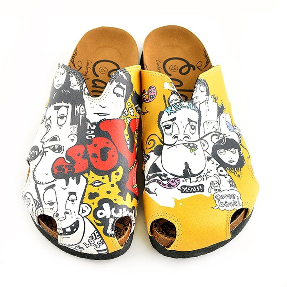 Yellow Joy Clogs WCAL606 (737669677152)