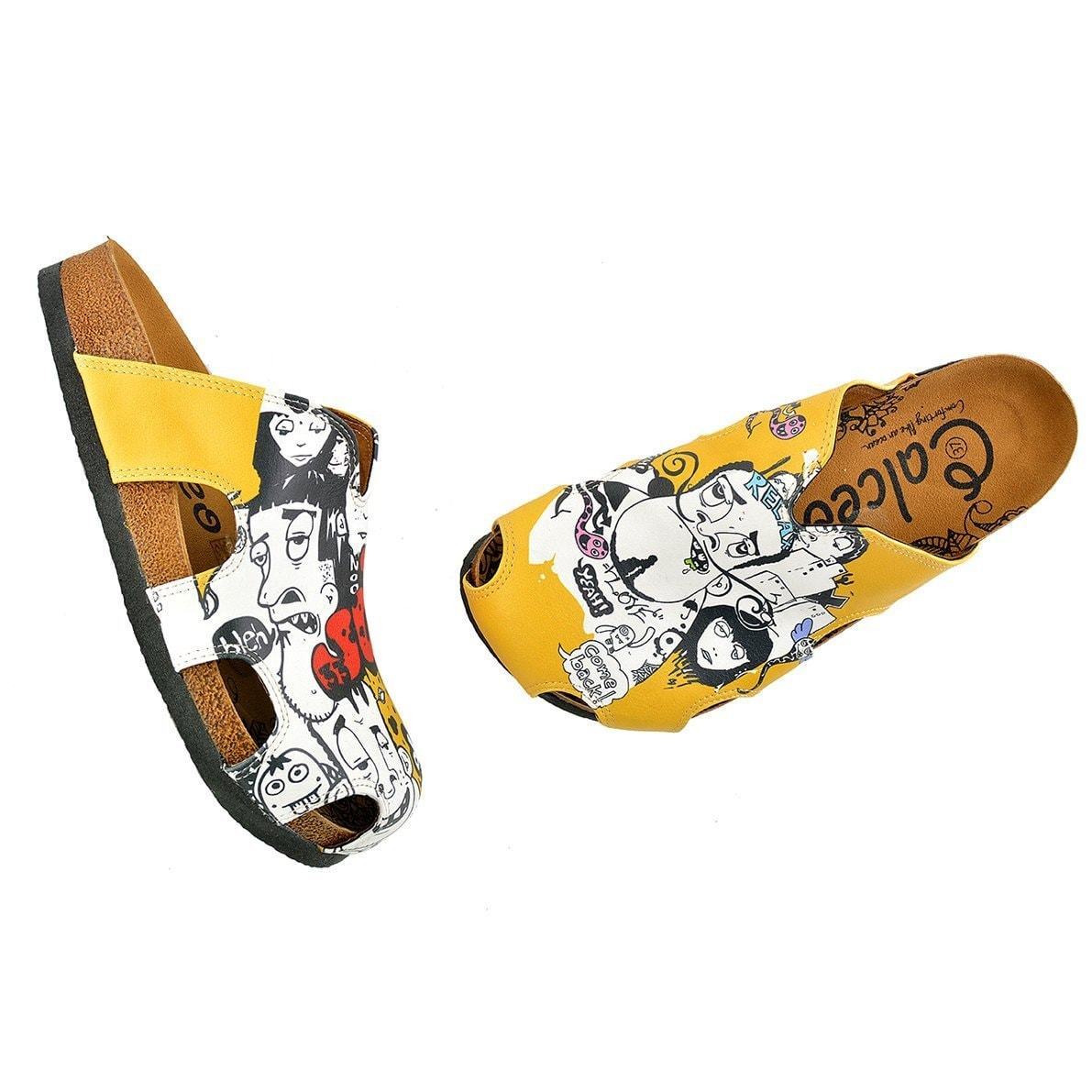 Yellow Joy Clogs WCAL606 (737669677152)