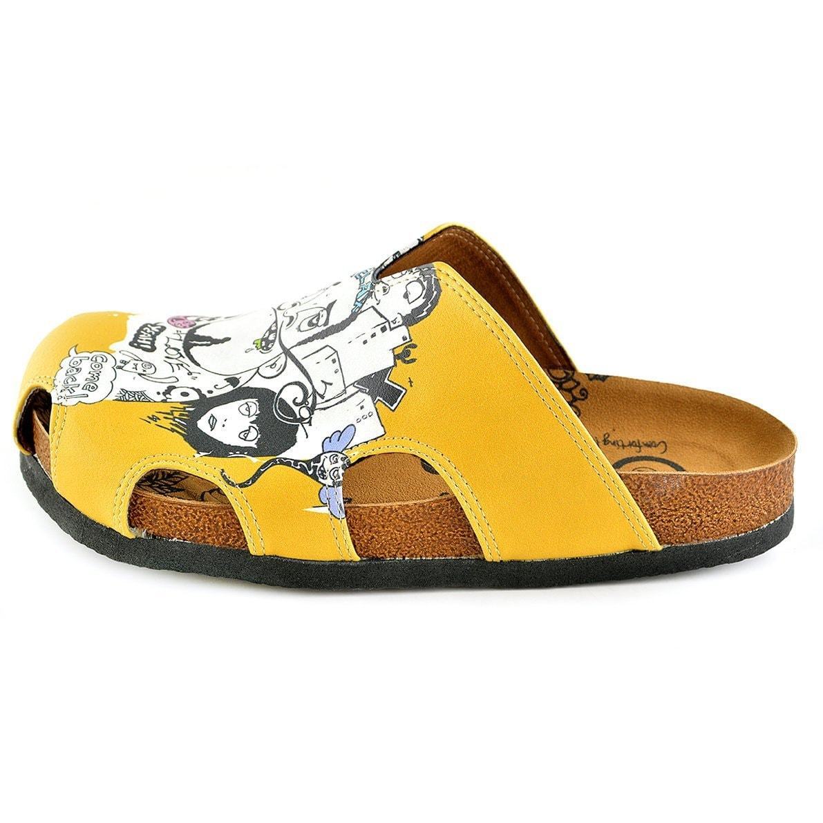 Yellow Joy Clogs WCAL606 (737669677152)