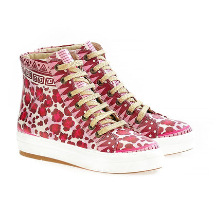 Pink Leopard Sneaker Boots WCV2028 (1405820731488)