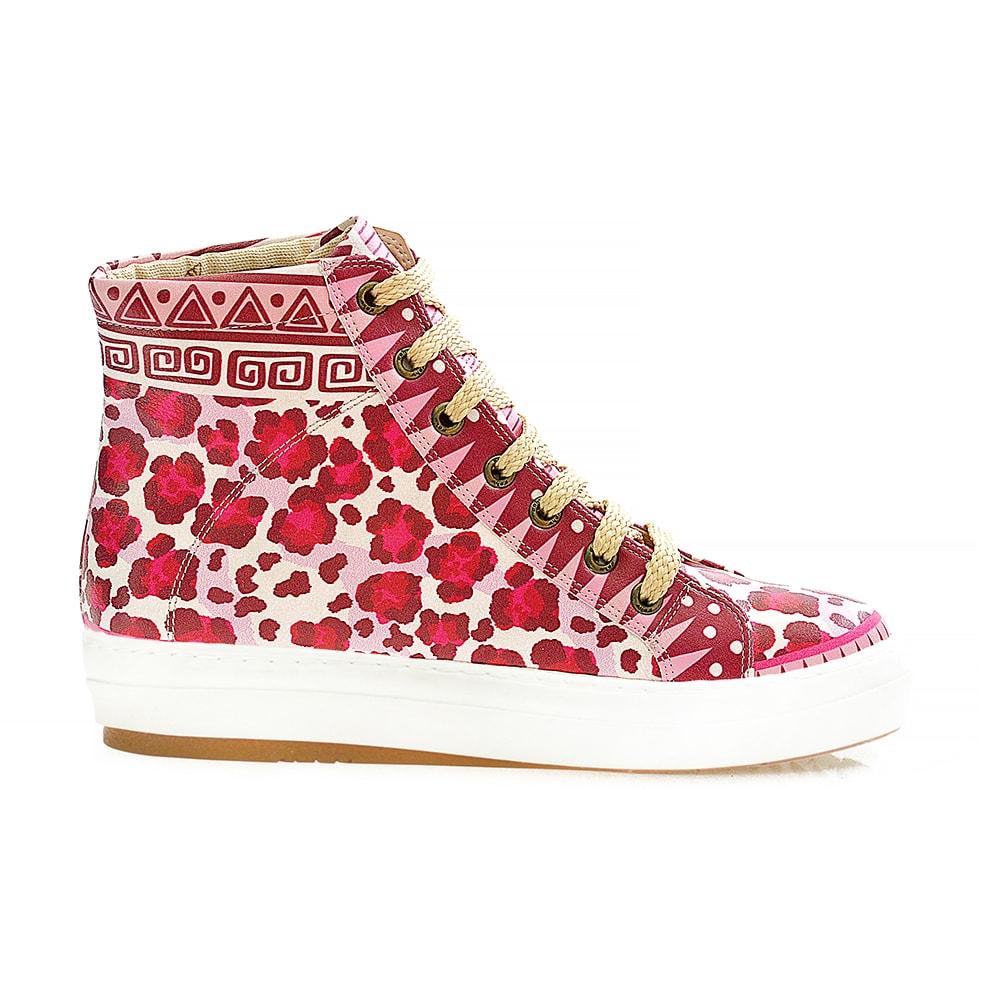 Pink Leopard Sneaker Boots WCV2028 (1405820731488)
