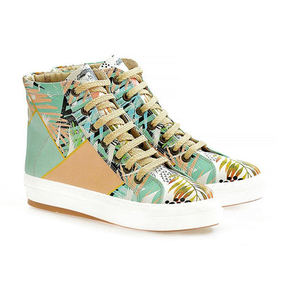 Palm Tree Sneaker Boots WCV2029 (1405820764256)