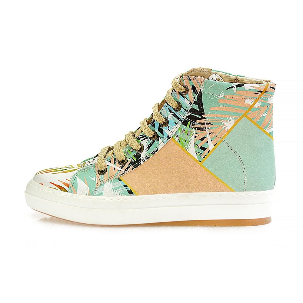 Palm Tree Sneaker Boots WCV2029 (1405820764256)