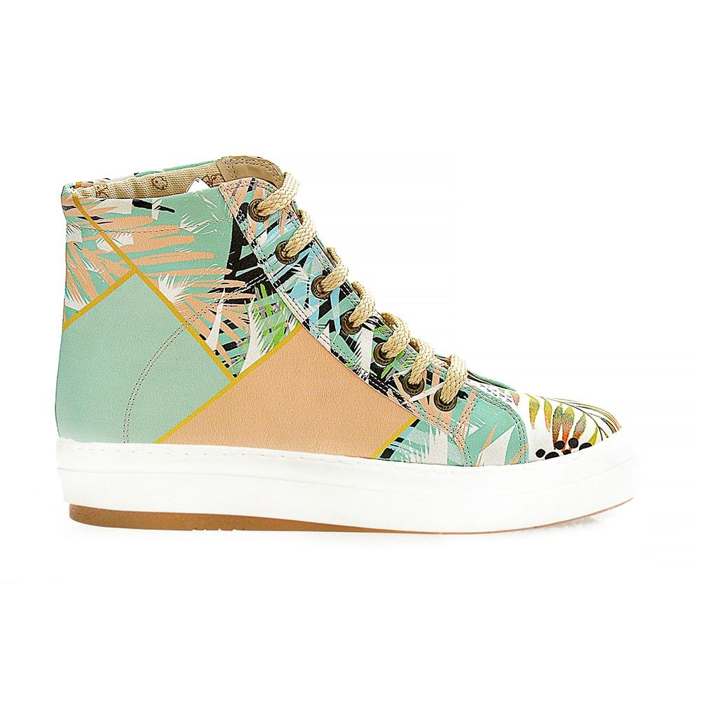 Palm Tree Sneaker Boots WCV2029 (1405820764256)