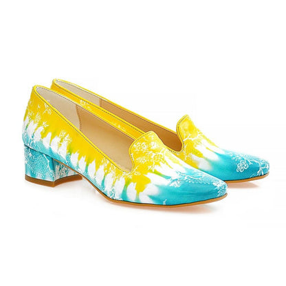 Painting Art Career Heel Shoes WDB103 (1421157662816)