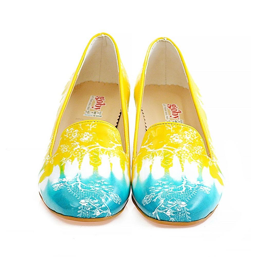 Painting Art Career Heel Shoes WDB103 (1421157662816)