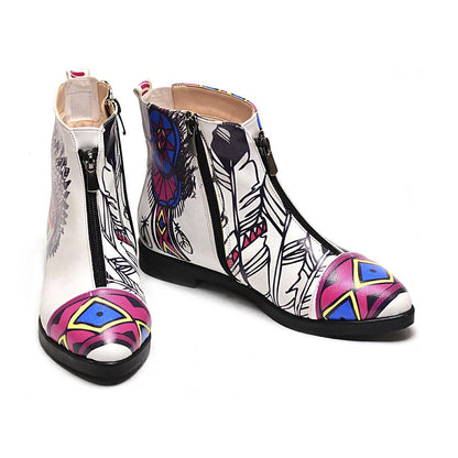 Indian Wolf Short Boots WFER105 (1405821288544)