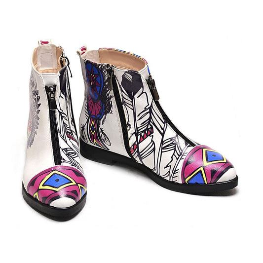 Indian Wolf Short Boots WFER105 (1405821288544)