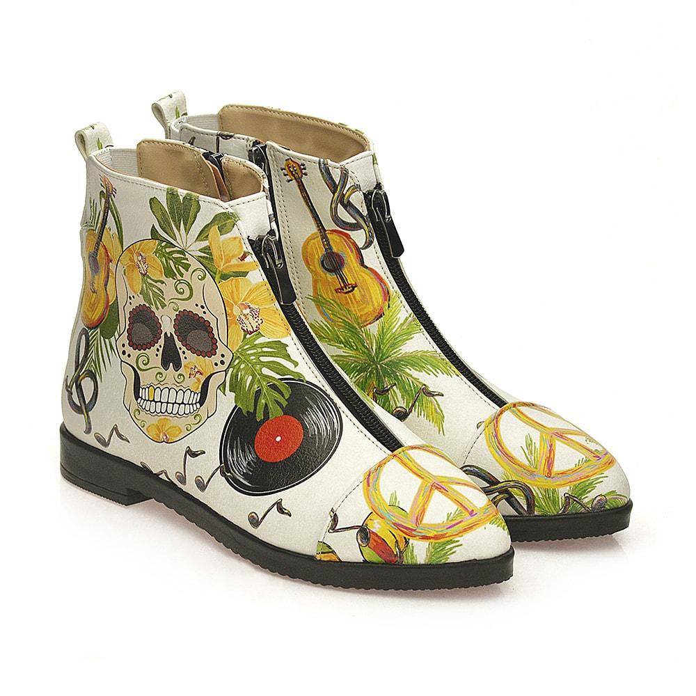 Peace Short Boots WFER117 (1405821747296)