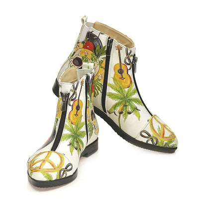 Peace Short Boots WFER117 (1405821747296)