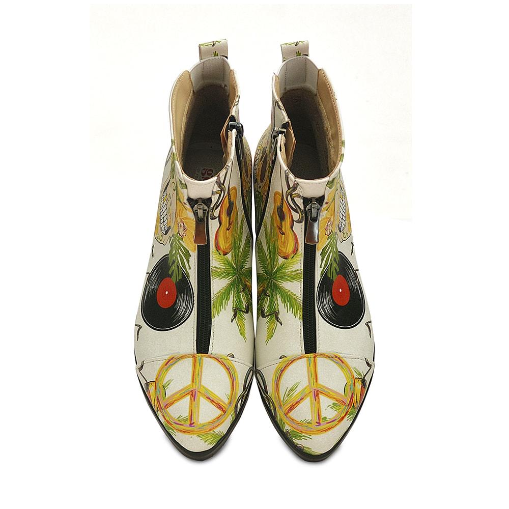 Peace Short Boots WFER117 (1405821747296)