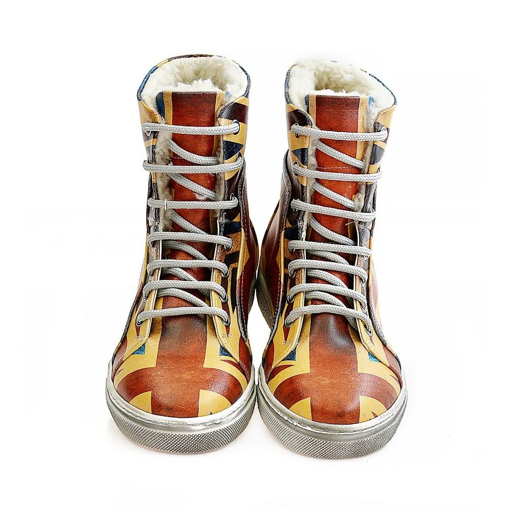 Flag Short Boots WJAS112 (1421227524192)