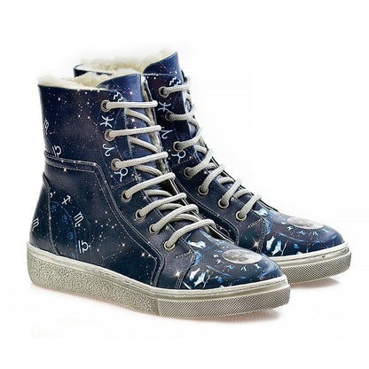 Astrology Short Boots WJAS118 (1421228933216)