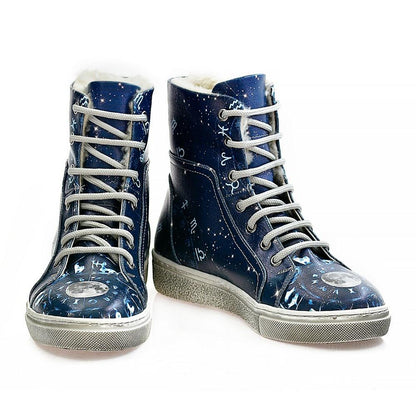 Astrology Short Boots WJAS118 (1421228933216)