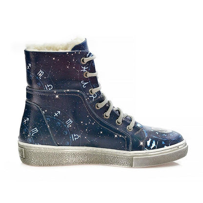 Astrology Short Boots WJAS118 (1421228933216)