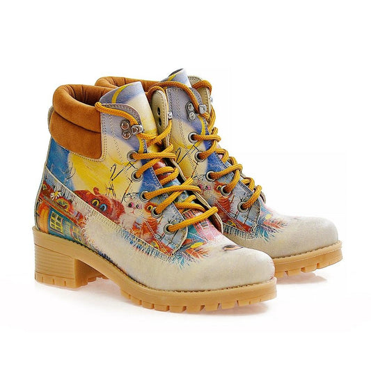 Grumpy Cats Short Boots WKAT115 (1421230932064)