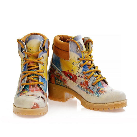 Grumpy Cats Short Boots WKAT115 (1421230932064)