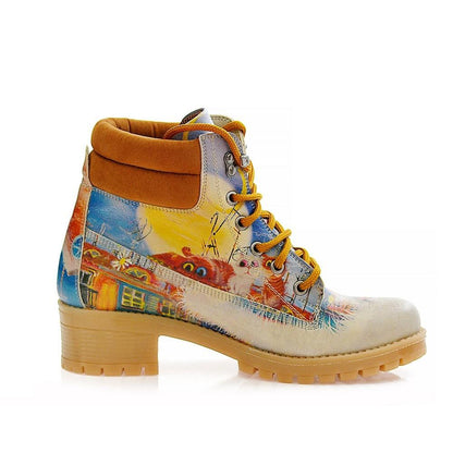 Grumpy Cats Short Boots WKAT115 (1421230932064)