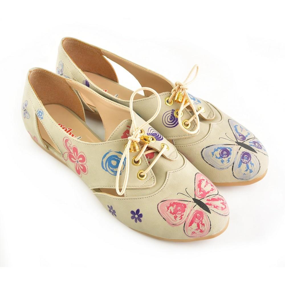 Flowers Ballerinas Shoes YAB107 (1421236994144)