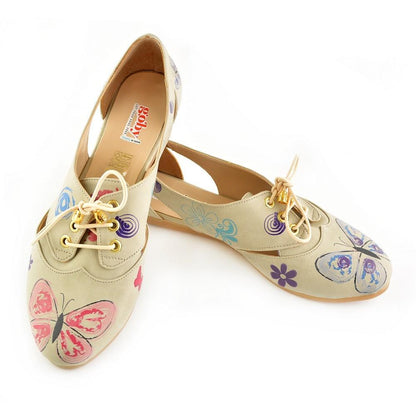 Flowers Ballerinas Shoes YAB107 (1421236994144)