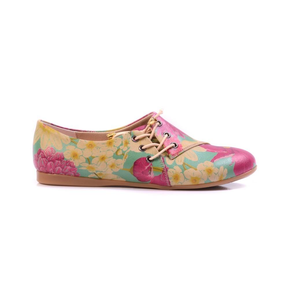 Flowers Ballerinas Shoes YAB203 (1421237551200)