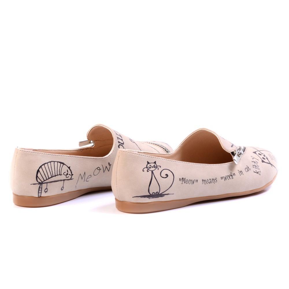 Sleepy Cat Ballerinas Shoes YAB305 (1421238272096)