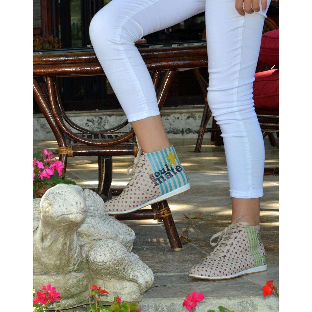 Pretty Blossom Short Boots LND1123 (1421190430816)