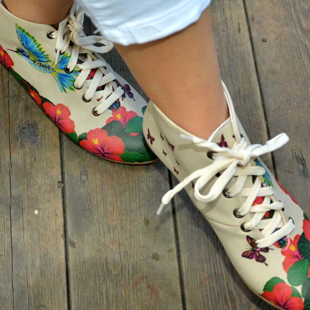 Flowers Short Boots LND1133 (506268844064)
