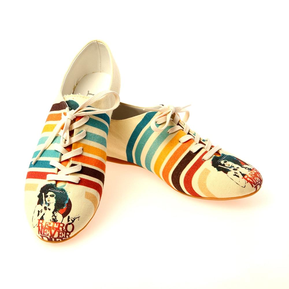 Retro Never Dies Ballerinas Shoes SLV037 (1405828792416)