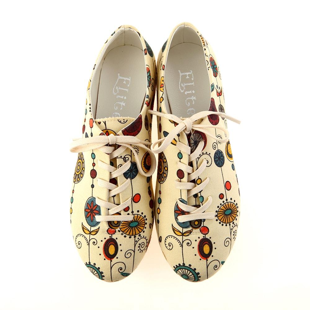 Flowers Ballerinas Shoes SLV038 (1405828857952)