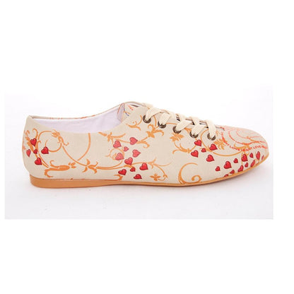 Red Heart Ballerinas Shoes SLV059 (506274742304)