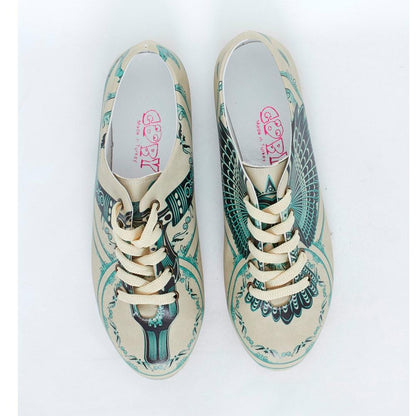 Blue Pattern Ballerinas Shoes SLV069 (506275004448)