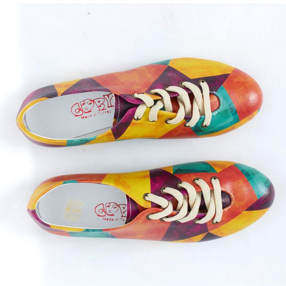 Colored Prismas Ballerinas Shoes SLV077 (506275266592)