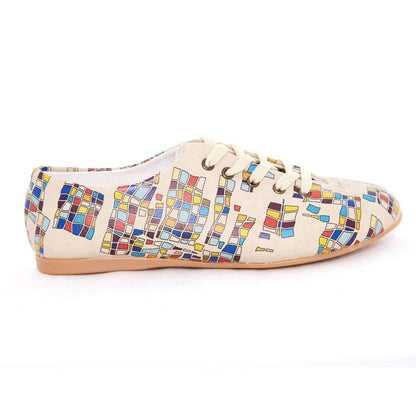 Colored Squares Ballerinas Shoes SLV078 (506275332128)