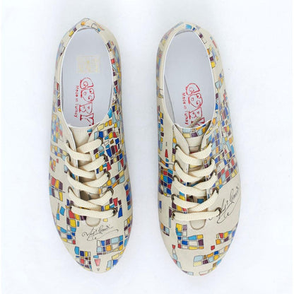 Colored Squares Ballerinas Shoes SLV078 (506275332128)