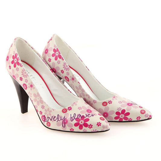 Lovely Flower Heel Shoes STL4001 (506276380704)