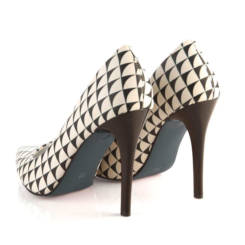 Pattern Heel Shoes STL4006 (506276511776)