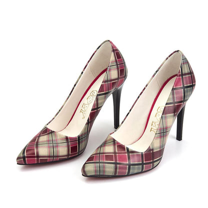 Colored Squares Heel Shoes STL4015 (506276839456)