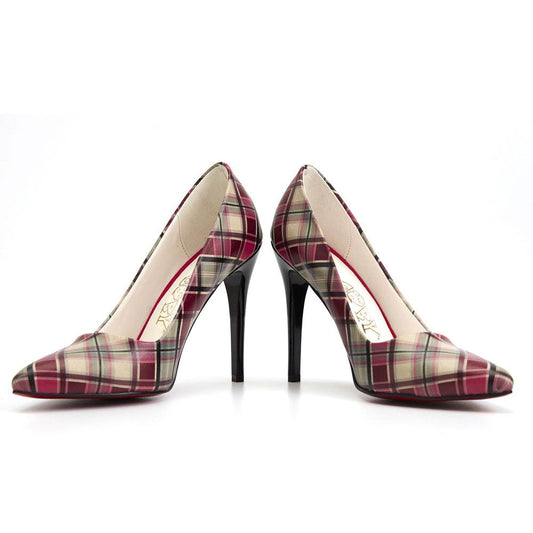 Colored Squares Heel Shoes STL4015 (506276839456)