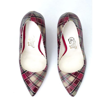 Colored Squares Heel Shoes STL4015 (506276839456)