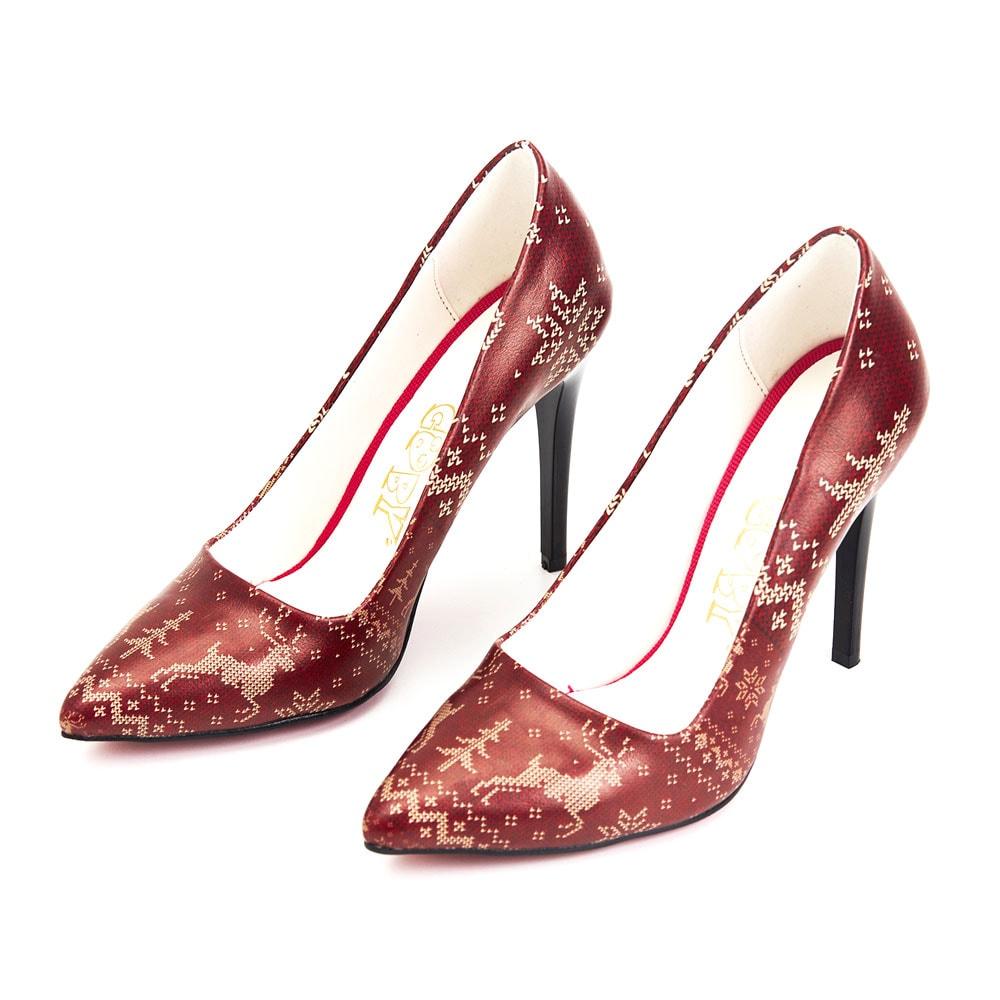 Christmas Heel Shoes STL4017 (506276904992)