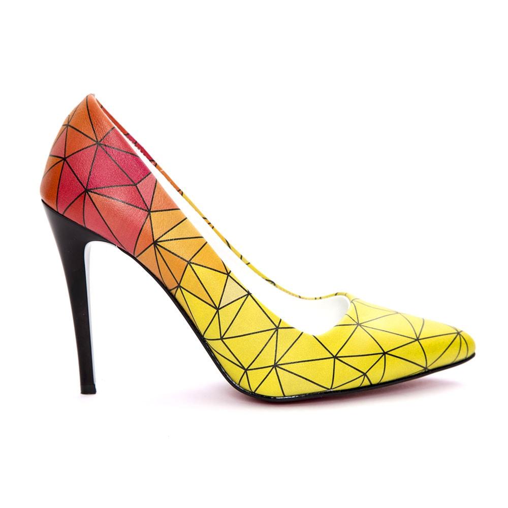 Pattern Heel Shoes STL4024 (506277068832)