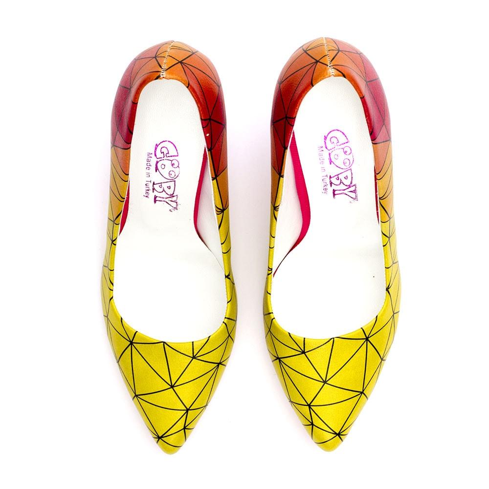 Pattern Heel Shoes STL4024 (506277068832)